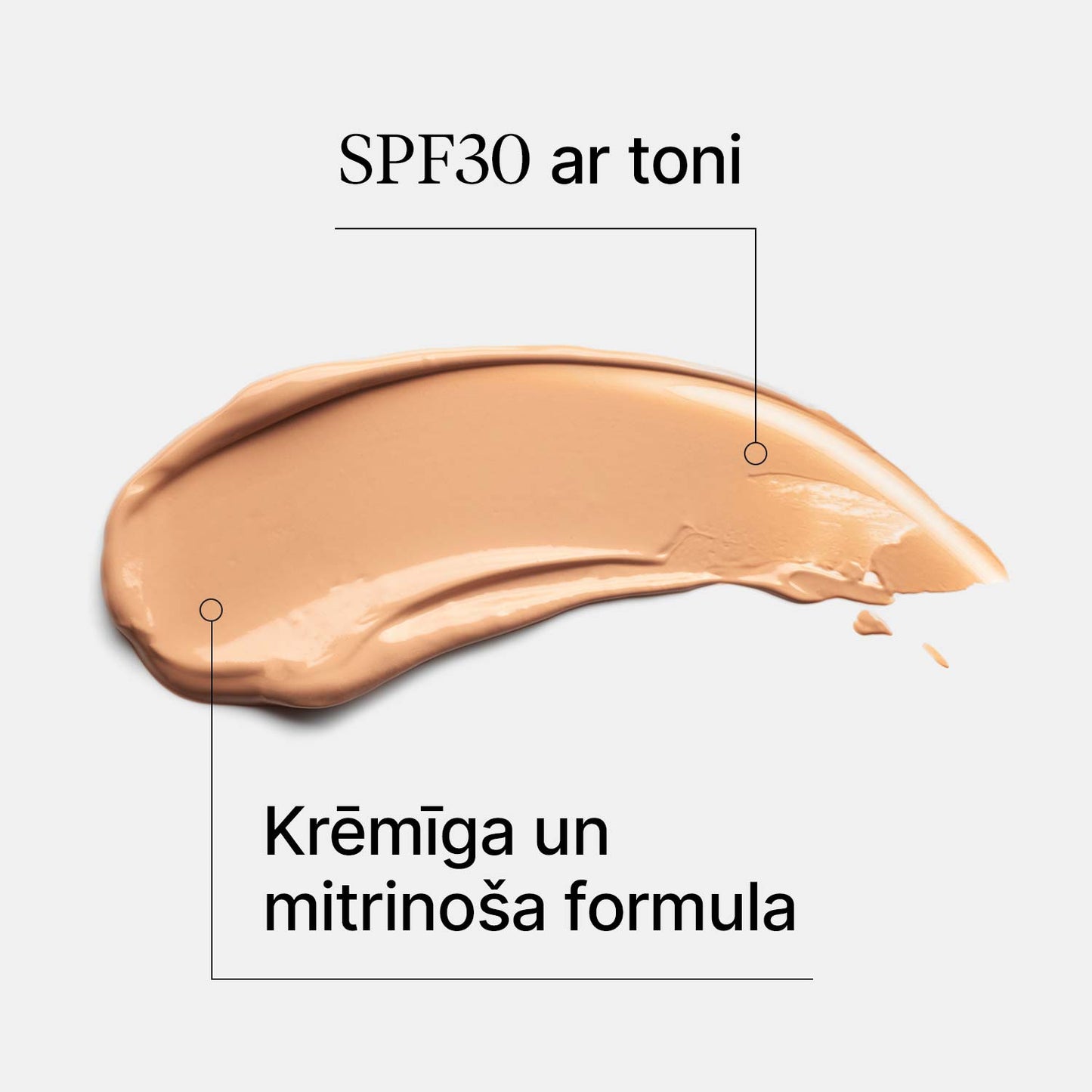 Saules aizsargkrēms ar toni / SPF 30